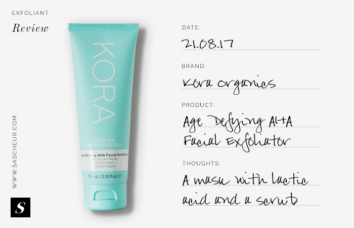Kora Organics Age Defying AHA Facial Exfoliator